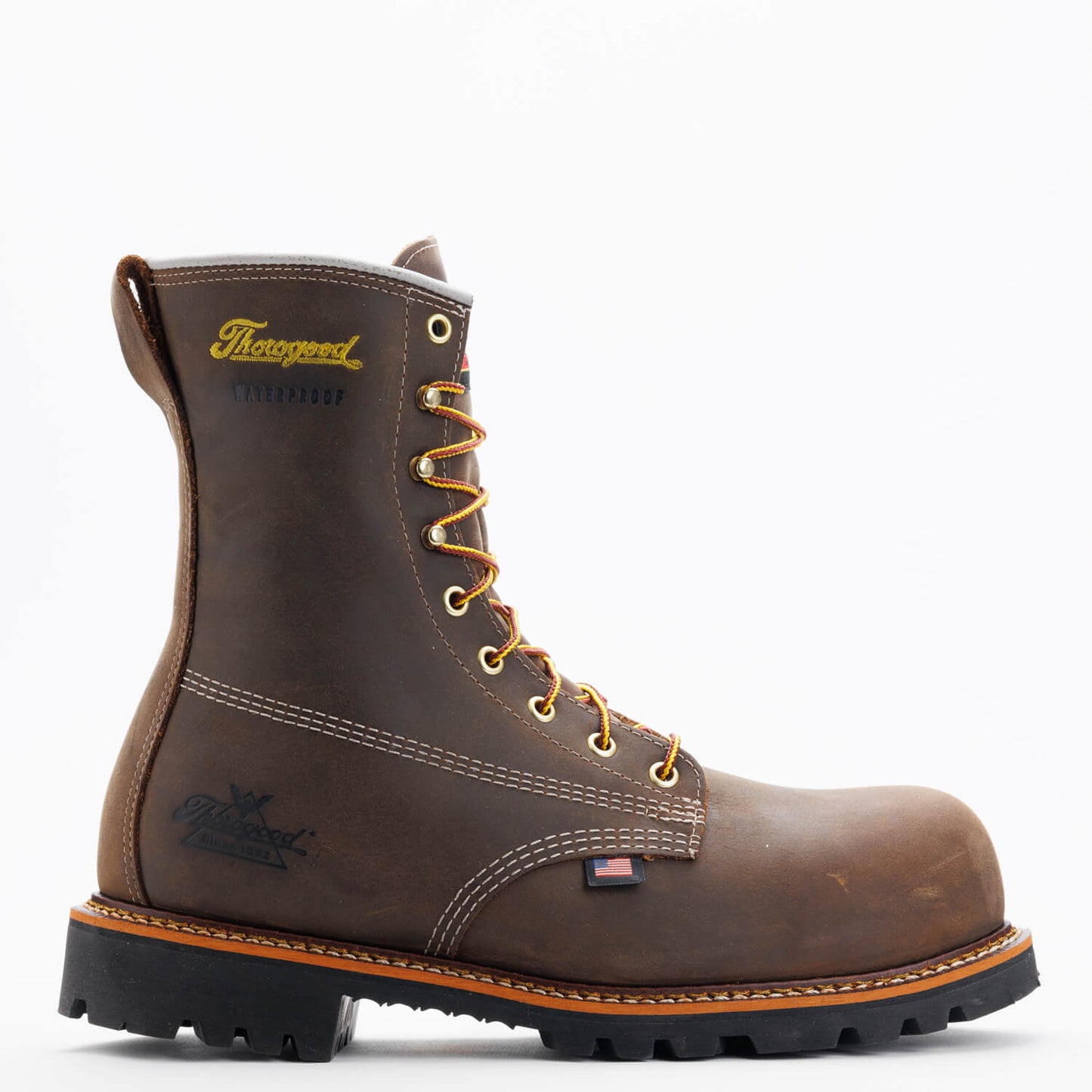 Thorogood 4248 AMERICAN LEGACY SERIES — WATERPROOF — 8” CRAZYHORSE NANO TOE 804-4248