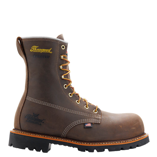 Thorogood 4248 AMERICAN LEGACY SERIES — WATERPROOF — 8” CRAZYHORSE NANO TOE 804-4248