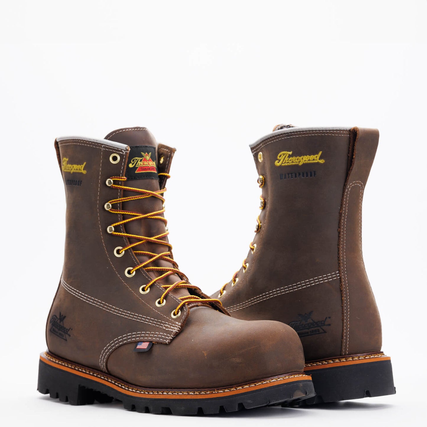 Thorogood 4248 AMERICAN LEGACY SERIES — WATERPROOF — 8” CRAZYHORSE NANO TOE 804-4248
