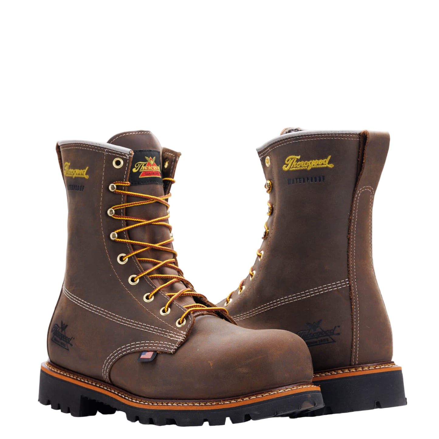Thorogood 4248 AMERICAN LEGACY SERIES — WATERPROOF — 8” CRAZYHORSE NANO TOE 804-4248