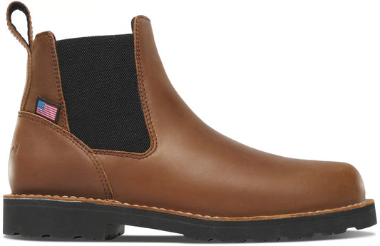 Danner 15487 Bull Run Chelsea 6" Tobacco Heel Steele Toe