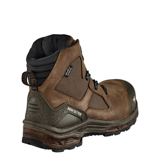 Irish Setter 83658 KASOTA MEN'S 6-INCH WATERPROOF LEATHER SAFETY TOE BOOT 83658