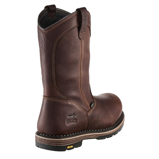 Irish Setter 83988 Edgerton Men's 11-inch Waterproof Leather Safety Toe Pull-On Boot 83988