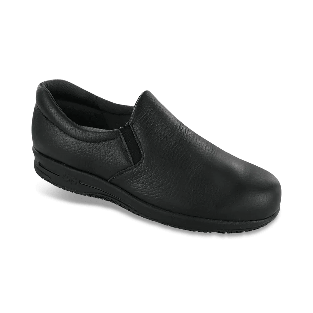 SAS Womens Patriot SR - Slip On Work Shoe Black