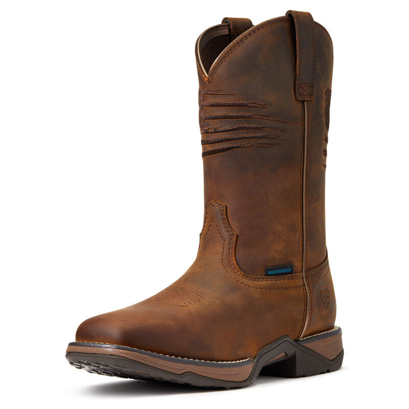 Ariat 0369 Anthem Patriot Waterproof Western Boot 10040369