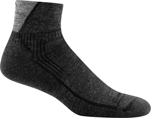Black Darn Tough Hiker 1/4 Sock Cushion 1959-Please call store for availability before ordering