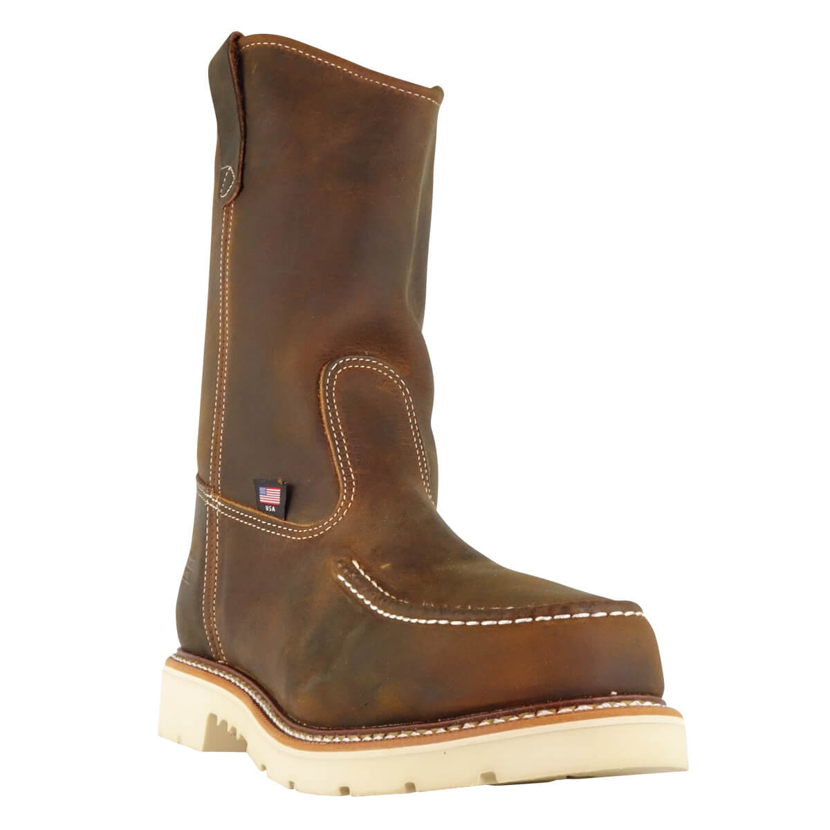 THOROGOOD AMERICAN HERITAGE – 11″ TRAIL CRAZYHORSE SAFETY TOE – MOC TOE PULL-ON WELLINGTON STYLE# 804-3311