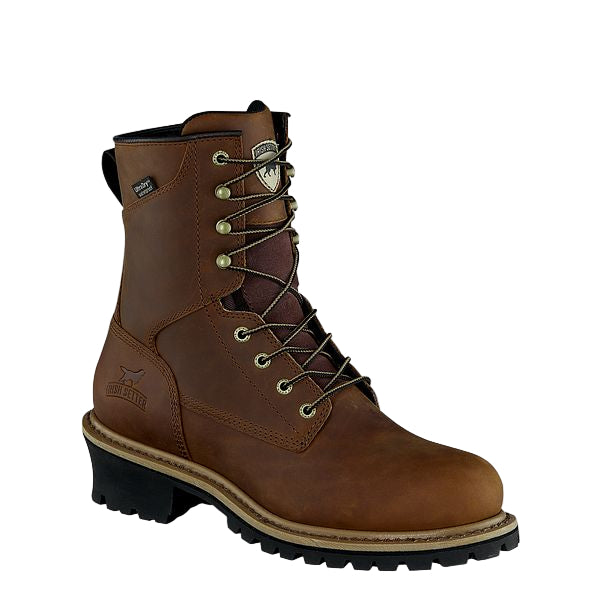 83834 MESABI MEN'S 8-INCH WATERPROOF LEATHER SAFETY TOE LOGGER BOOT