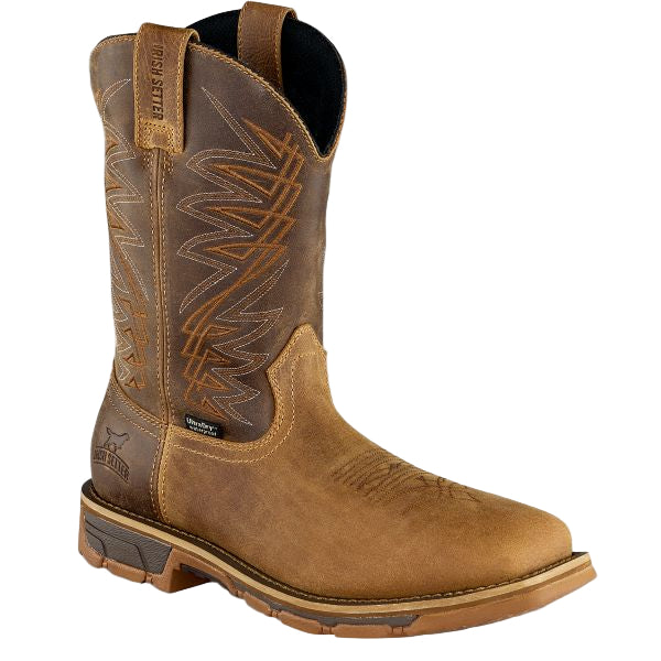 Marshall 83923 11" Waterproof Leather Soft Toe Pull On Boot