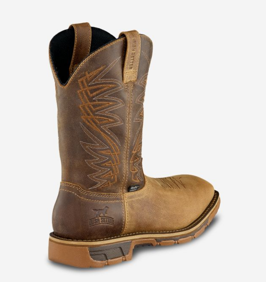 Marshall 83923 11" Waterproof Leather Soft Toe Pull On Boot