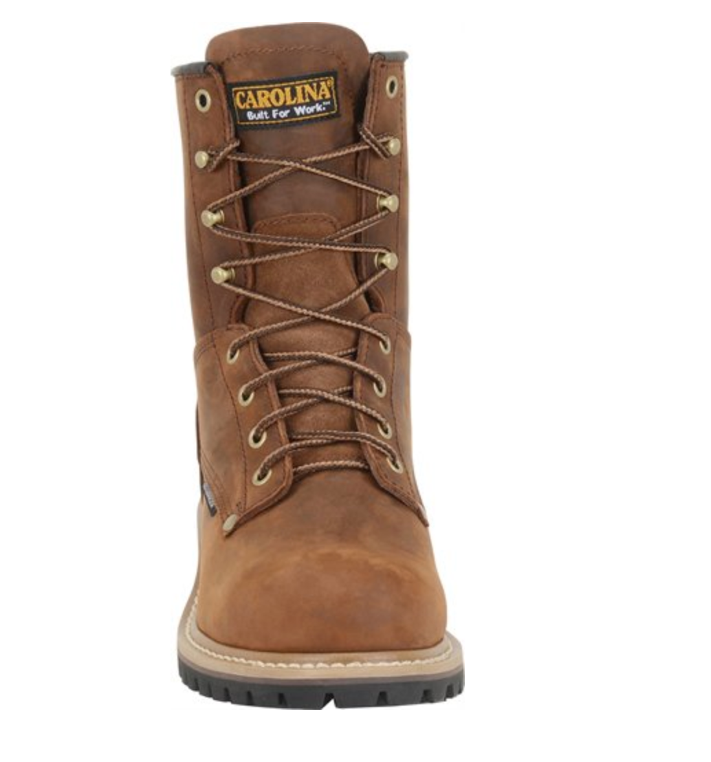 Carolina CA9821 Footwear ELM Men's 8" Steel Toe Waterproof Logger