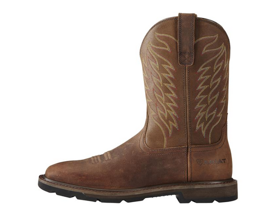 Ariat 21108 Groundbreaker Wide Square Toe And Manvel Work Steel Toe Work Boot
