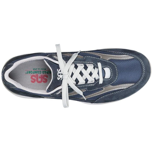 Men's Journey Mesh Lace Up Sneaker Blue