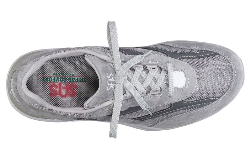 Men's Journey Mesh Lace Up Sneaker Gray