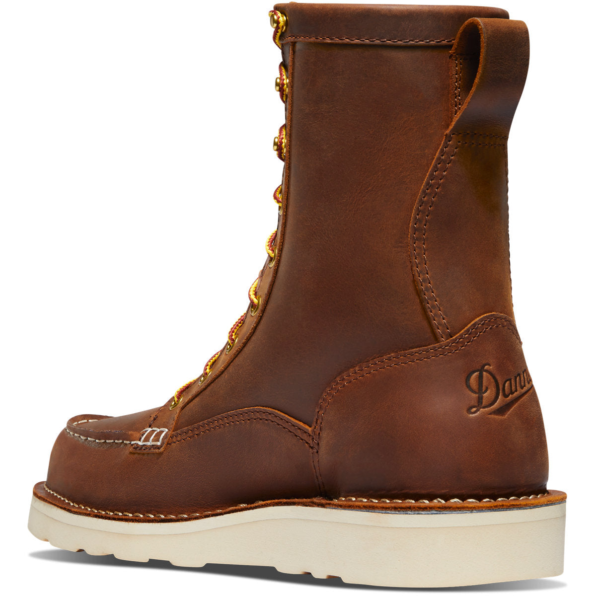Danner 15542 Bull Run Moc Toe Men's 8" Tobacco Steel Toe 15542