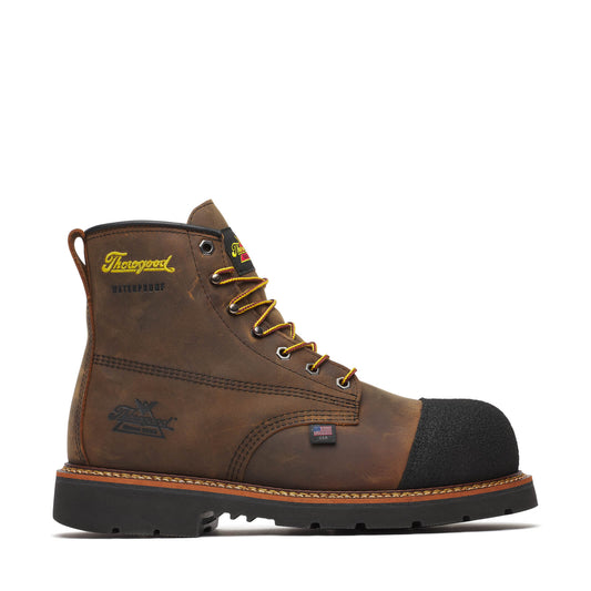 Thorogood 4137 Hammerhead – 6″ Crazy Horse Nano Toe – Black MAXWear 90 Outsole 804-4137