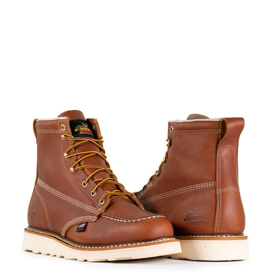 Thorogood 814-4200 AMERICAN HERITAGE – 6″ TOBACCO MOC TOE – MAXWEAR WEDGE 814-4200