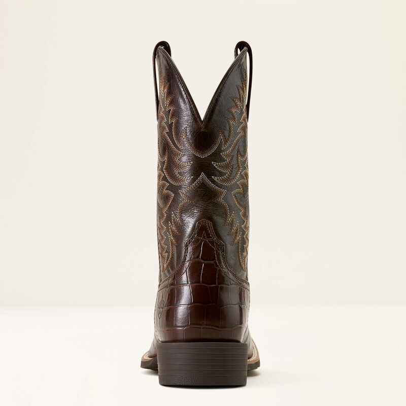 Ariat Sport Latigo Wide Square Toe Cowboy Boot 10074176
