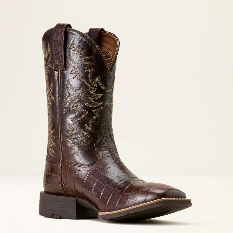 Ariat Sport Latigo Wide Square Toe Cowboy Boot 10074176