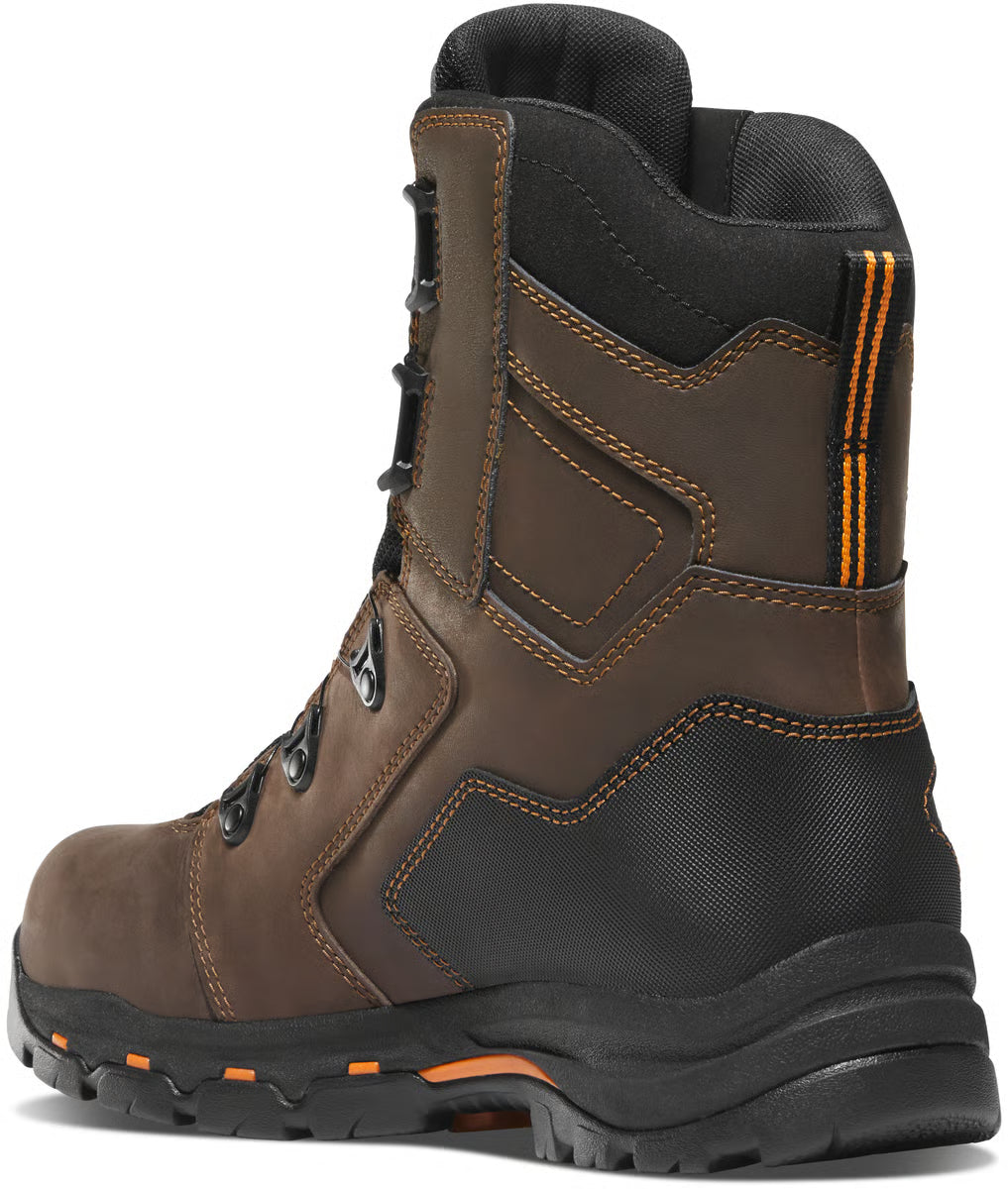 Danner 13801 Vicious BOA 8" Brown/Orange Composite Toe