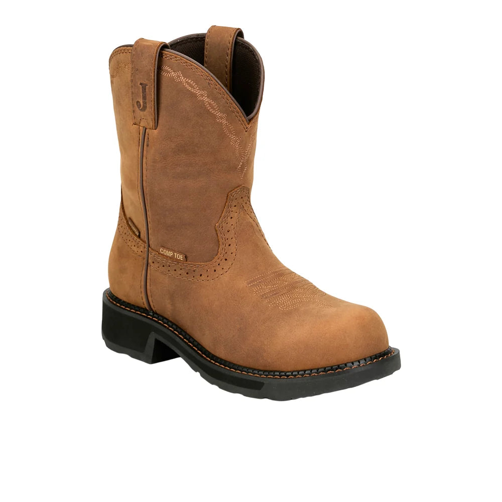 Justin GY9949 Gypsy Work Darby Waterproof Composite Toe Work Boot
