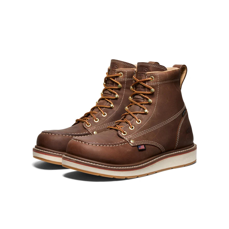 Keen Men's Liberty 6" Waterproof Boot (Carbon Toe) 1031303