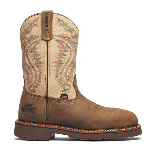 Thorogood Western Work – WP 11″ Crazy Horse/Rawhide Nano Sq Toe 804-4307