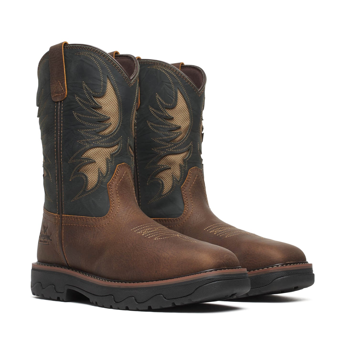 Thorogood Buffalo Ridge – 11″ Brown/Cobalt Nano Sq Toe 804-4339
