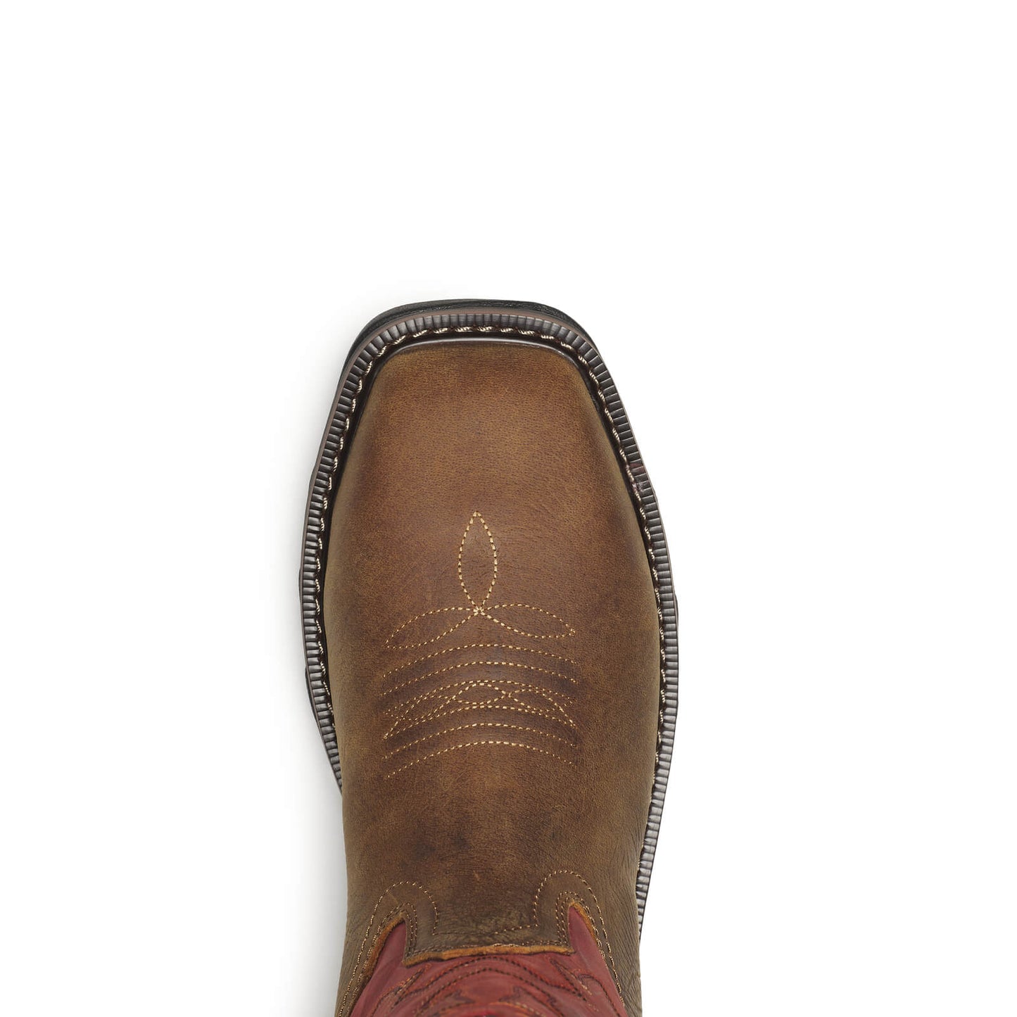 Thorogood Buffalo Ridge – WP 11″ Brown/Scarlet Nano Sq Toe 804-4341
