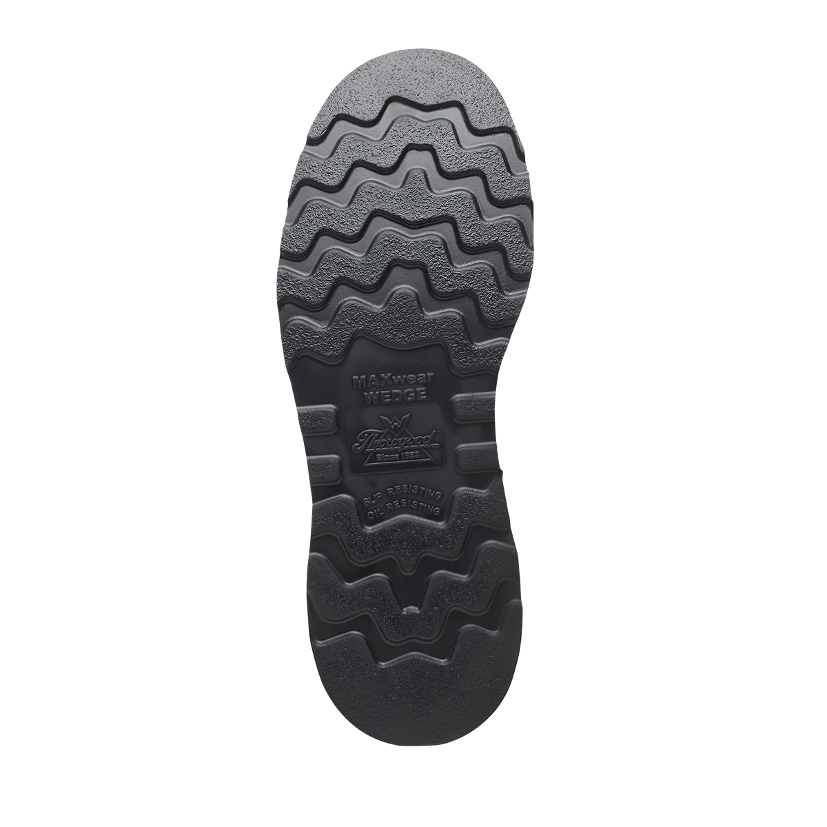 Thorogood 4161 American Heritage – 6″ Crazy Horse Plain Toe Black MAXWear Wedge 814-4161