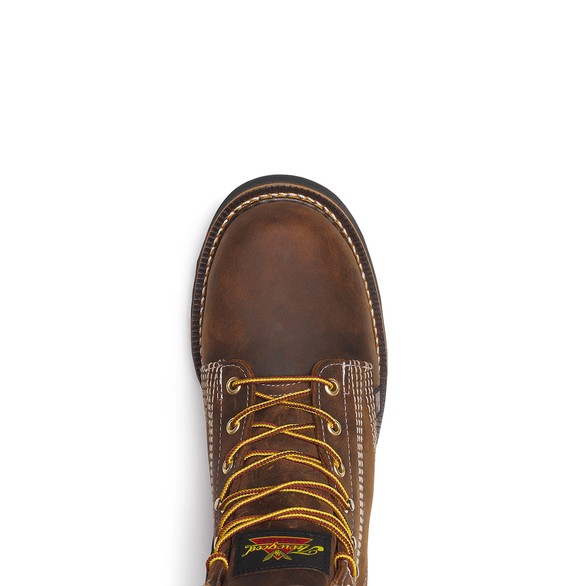 Thorogood 4161 American Heritage – 6″ Crazy Horse Plain Toe Black MAXWear Wedge 814-4161