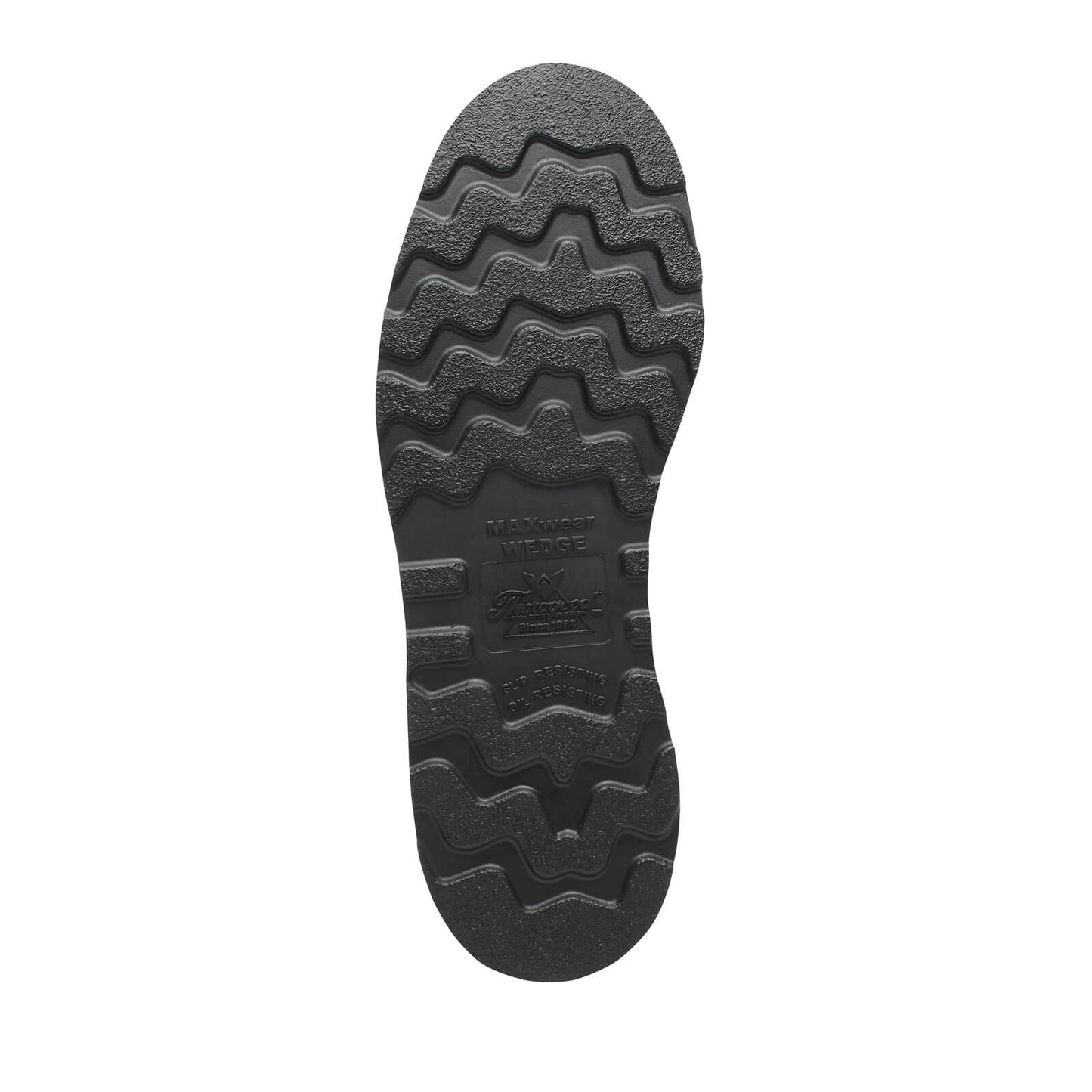 Thorogood American Heritage – 6″ Black Walnut Moc Toe BLK Wedge 814-4266