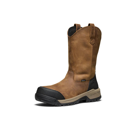 Keen 30500 Men's Evanston Pull-On Waterproof Boot (Carbon Toe) 1030500