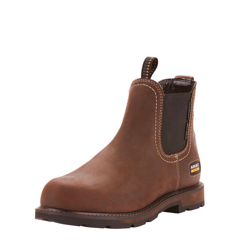 Ariat 24983 Groundbreaker Chelsea Waterproof Steel Toe Work Boot 10024983