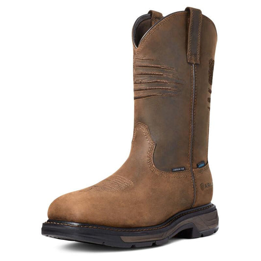 Ariat 36002 WorkHog XT Patriot Waterproof Carbon Toe Work Boot 10036002