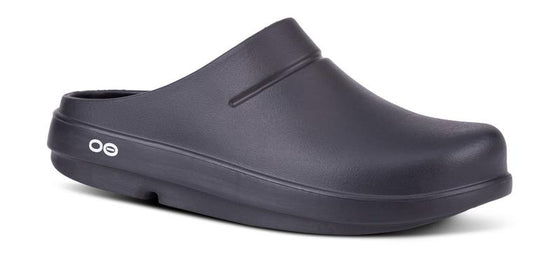 Oofos Black OOclog Clog Please call store for availability before ordering