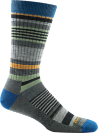 Gray Darn Tough Unstandard Stripe Crew Light Cushion 1696-Please call store for availability before ordering