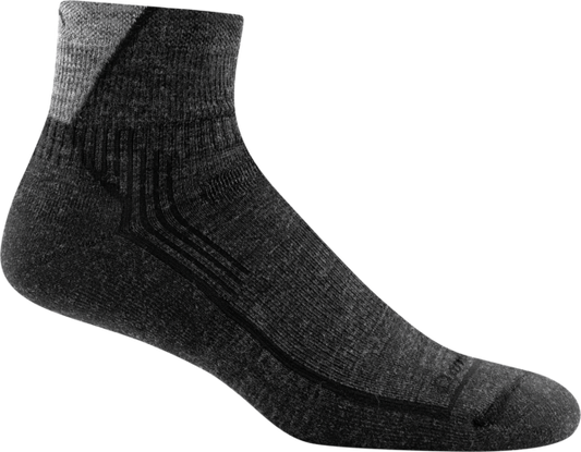 Black Darn Tough Hiker 1/4 Sock Cushion 1959-Please call store for availability before ordering