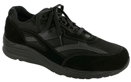 Men's Journey Mesh Lace Up Sneaker Black