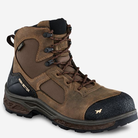 Irish Setter Kasota 83636 6" Waterproof Leather Safety Toe Side Zip Boot
