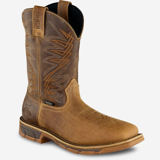 Marshall 83923 11" Waterproof Leather Soft Toe Pull On Boot