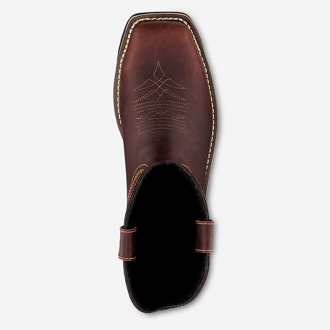 IRISH SETTER 83938 MARSHALL MEN'S 11-INCH WATERPROOF LEATHER SAFETY TOE PULL-ON BOOT