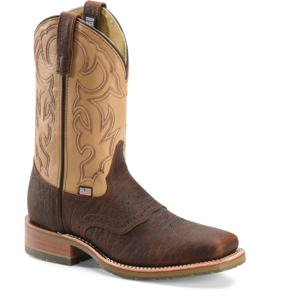 HH 4305 Graham 11" Domestic Bison Wide Square Toe I.C.E.™ Roper