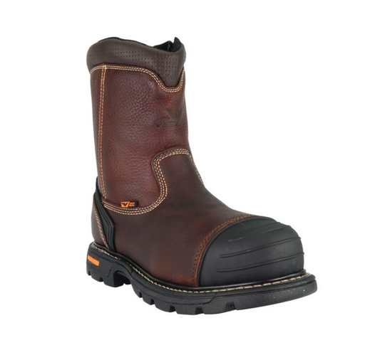 Thorogood 804-4440 Genflex2 Series – 8″ Brown Composite Safety Toe Side Zip Wellington