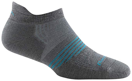 Gray Womens Darn Tough NEW Element No Show Tab Light Cushion 1106-Please call store for availability before ordering