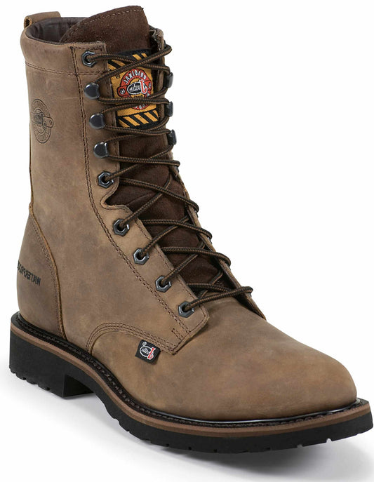 Justin SE960 Men's 8" Drywall Waterproof Work Boot