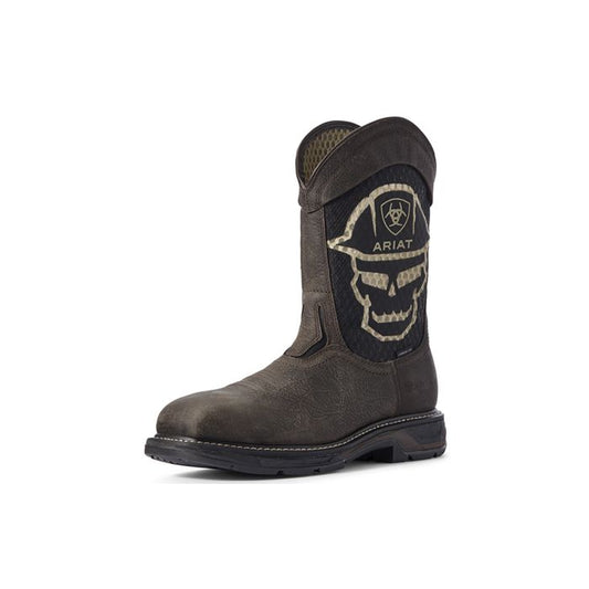 Ariat Men's 31507 Iron Coffee Workhog XT VentTEK Work Boots